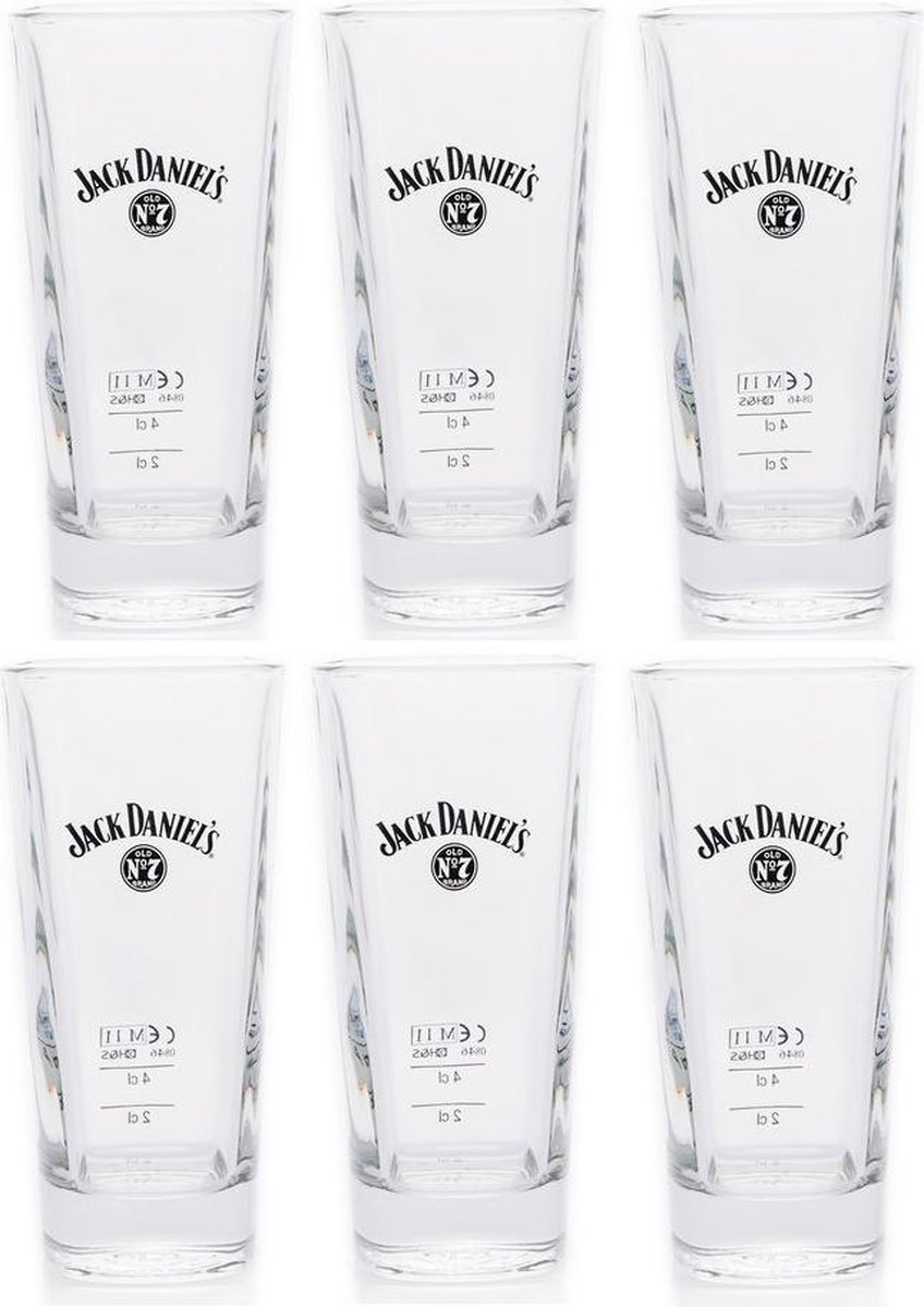 6 x Jack Daniels Longdrinkglas | bol.com