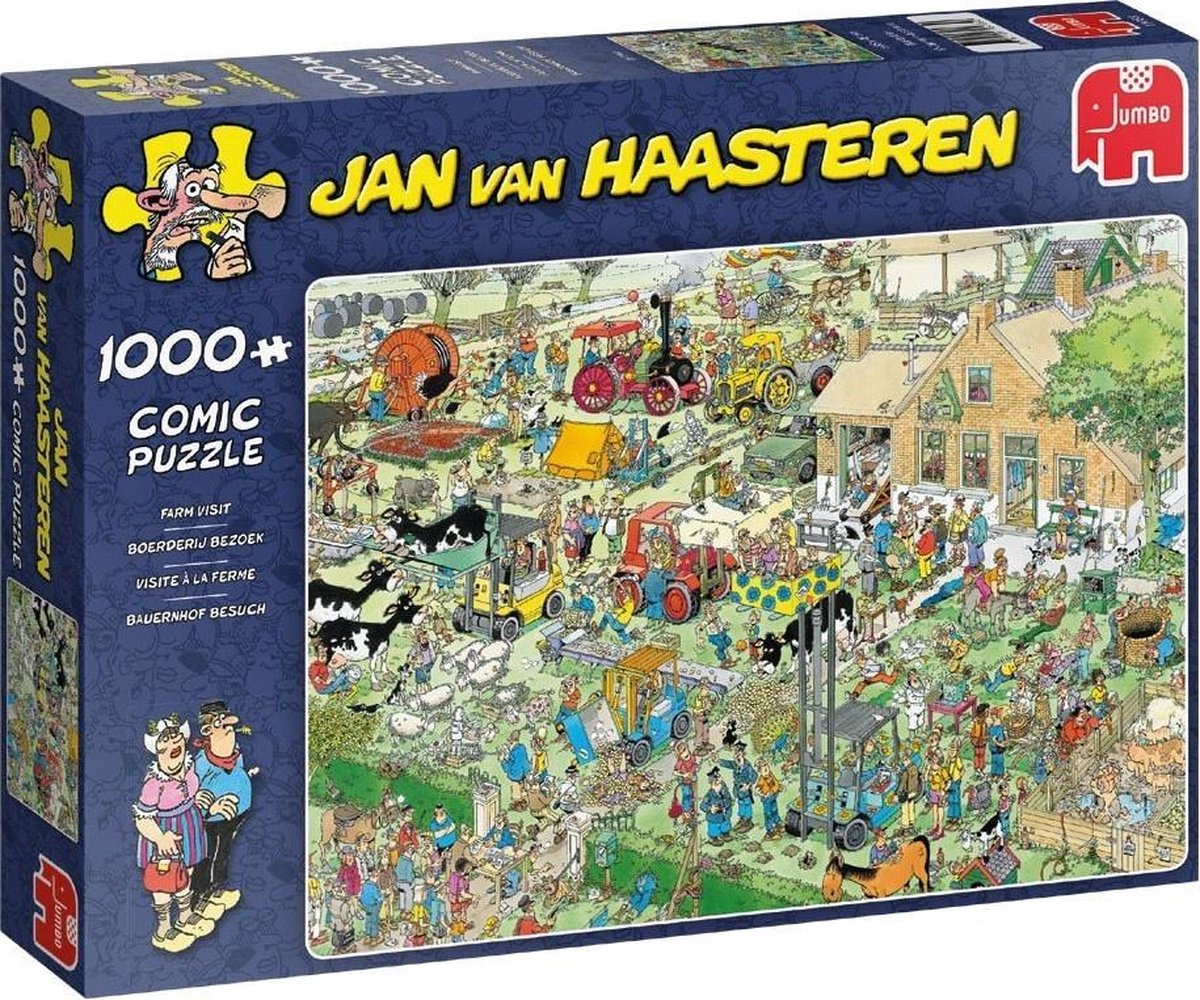JvH Farm Visit 1000pcs - Jan van Haasteren