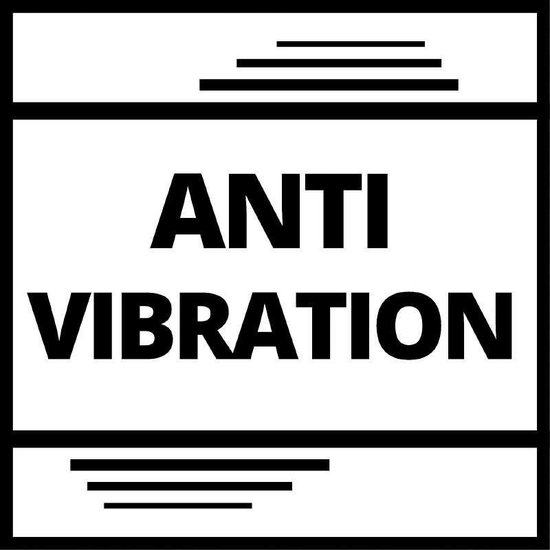 Tekst 'ANTI VIBRATION' in grote letters.