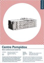 Centre Pompidou Mini Architectural Model Kit