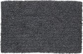 Lucy's Living Luxe Badmat MISIK Black Exclusive – 60 x 90 cm – zwart - katoen - badkamer mat - badmatten - badtextiel - wonen – accessoires - exclusief
