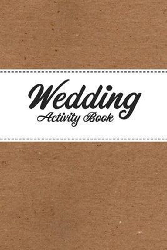 Childrens Wedding Activity Book- Kids Wedding Activities - cover