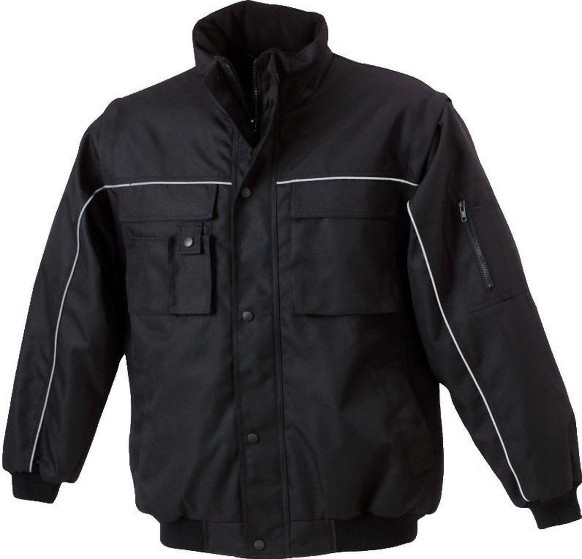 James & Nicholson JN810 Werkjack ZwartXL