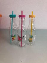 Bottlecap beker set (3 stuks) met zomer thema