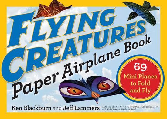 Flying Creatures Paper Airplane Book - cover