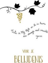 Kaart - A6 - 10x15cm - Met envelop - Voor je belijdenis - Belijdenis - Christelijke kaart - Majestic Ally - 12 stuks