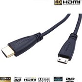 MINI HDMI naar HDMI kabel - Zwart