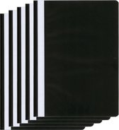 10x Kangaro snelhechter A4 zwart - Documentenmap/dossiermap - A4 formaat - Snelhechters - Snelhechtermappen - Kantoorbenodigdheden - Schoolbenodigdheden