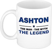 Ashton The man, The myth the legend cadeau koffie mok / thee beker 300 ml