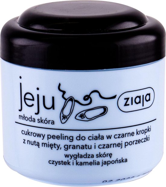 Ziaja Jeju Sugar Body Scrub In Black Dots 200Ml