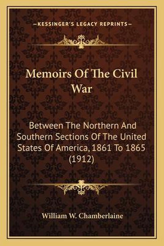 Memoirs of the Civil War - cover