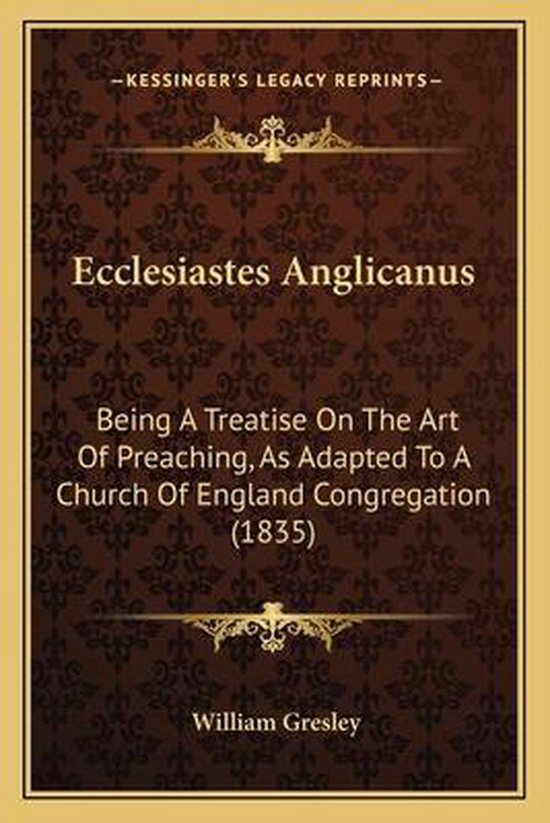 Ecclesiastes Anglicanus - cover