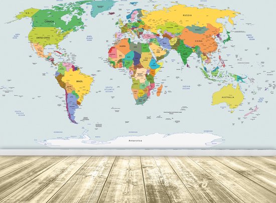 Jaune | Blue Photomural, revêtement mural