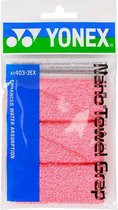 Yonex Nano tissu éponge poignée / serviette blague | AC403 |3 pièces | rose