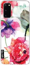 Casetastic Samsung Galaxy S20 4G/5G Hoesje - Softcover Hoesje met Design - Watercolor Flowers Print