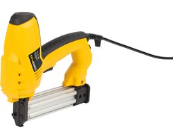 Powerplus POWX13800 Elektrische tacker - Schietfrequentie: 30/min - Incl. opbergkoffer, 300 nieten en 200 spijkers