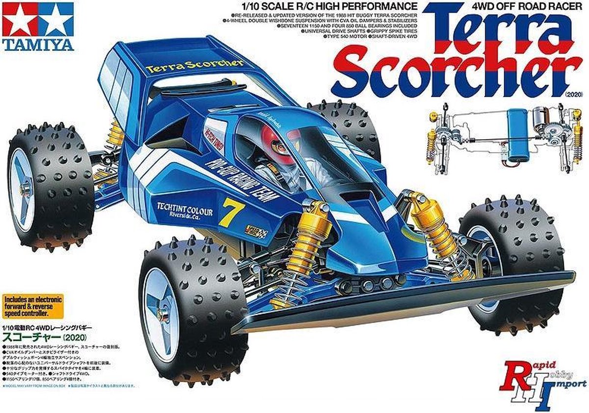 大流行中 タミヤ 1 10rc スコーチャー 4wd レーシングバギー おもちゃ Xagrcqbk