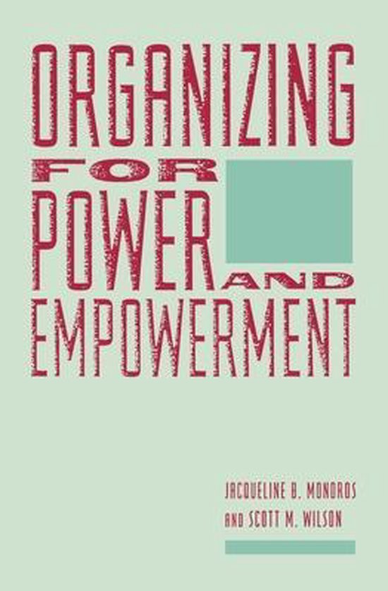 Organizing for Power and Empowerment (ebook), Jacqueline Mondros