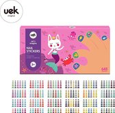 Uek Original - Nagel stickers  - Nail Art transfers - Dieren- 648 stuks -Sinterklaas en verjaardags kado voor kids