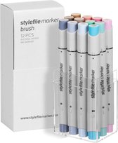 Stylefile Twin Marker Brush 12er Set multi 21