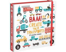 Londji BAM! Creatieve Stempelset Voertuigen