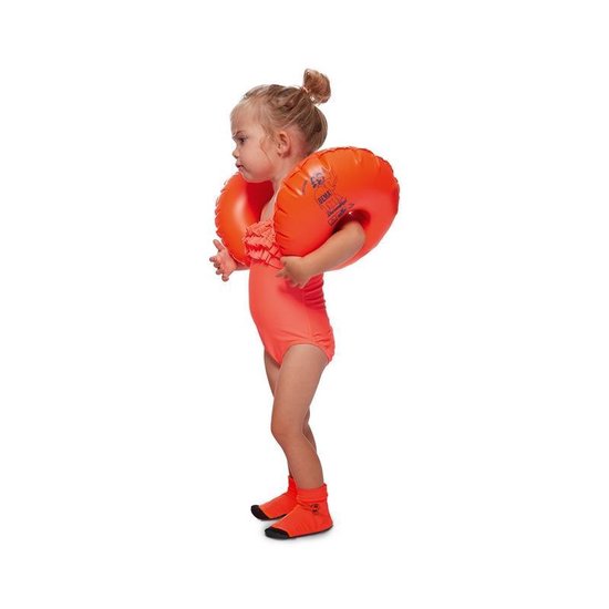 Oranje zwembad sokken maat 24-27 - Anti uitglijden sokken voor kinderen - zwemsokken - Bema