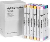 Stylefile Twin Marker Brush 24er Set Main B