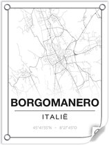 Tuinposter BORGOMANERO (Italie) - 60x80cm