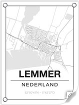 Tuinposter LEMMER (Nederland) - 60x80cm