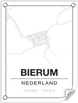 Tuinposter BIERUM (Nederland) - 60x80cm