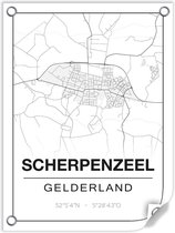 Tuinposter SCHERPENZEEL (Gelderland) - 60x80cm