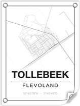 Tuinposter TOLLEBEEK (Flevoland) - 60x80cm