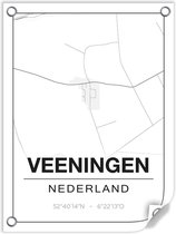 Tuinposter VEENINGEN (Nederland) - 60x80cm