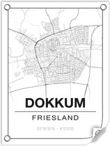 Tuinposter DOKKUM (Friesland) - 60x80cm