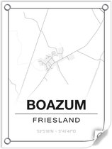 Tuinposter BOAZUM (Friesland) - 60x80cm