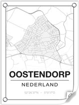 Tuinposter OOSTENDORP (Nederland) - 60x80cm