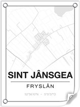 Tuinposter SINT JANSGEA (Fryslân) - 60x80cm