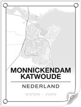 Tuinposter MONNICKENDAM-KATWOUDE (Nederland) - 60x80cm