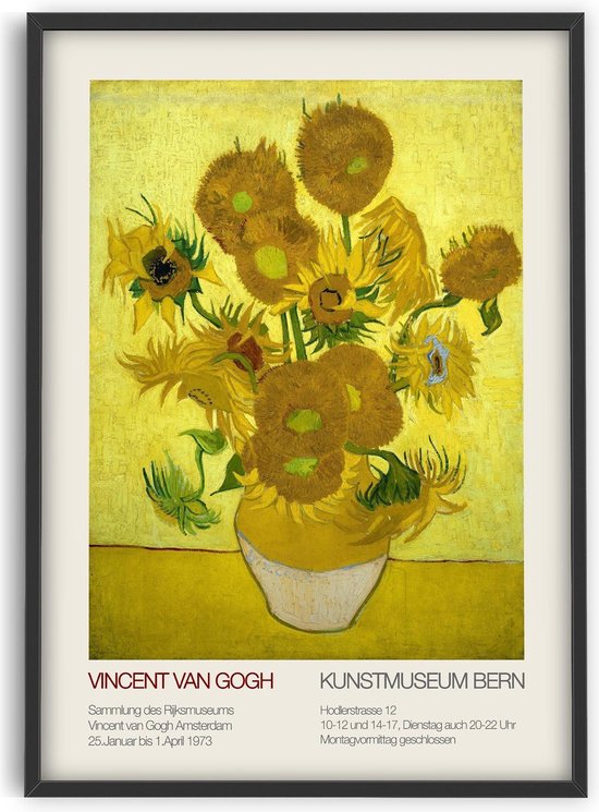 Vincent van Gogh - sunflowers Kunstmuseum - 50x70 cm - Art Poster - PSTR studio