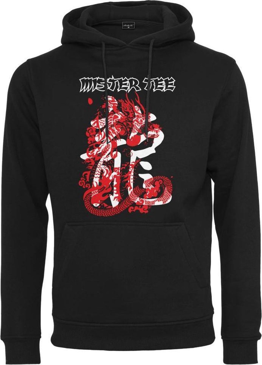Urban Classics Hoodie/trui -XS- Mister Tee Dragon Zwart