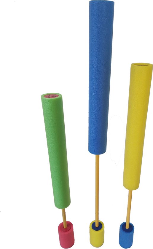 3x De Grootste Waterpistool van foam - 60 cm - Waterspuit - Waterspeelgoed  voor kinderen | bol.com