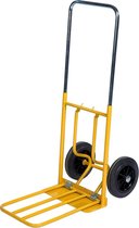Kongamek steekwagen met opklapbaar draagvlak, draagvermogen 150 kg Geel  x  x