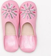 Fatimamorocco.nl Kids’ sequin babouche Pink L (28-30)