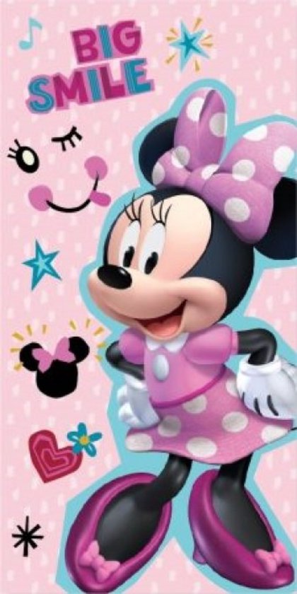Disney Minnie Mouse strandlaken - sneldrogend - Minnie Mouse badlaken handdoek - roze