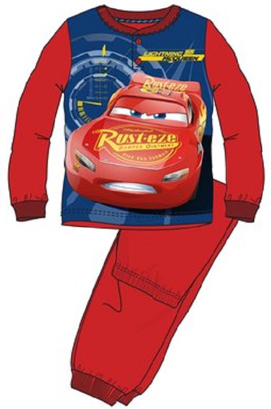 Verdienen Luidspreker onderpand Cars pyjama - 100% katoen - Disney Cars maat 98 - rood | bol.com
