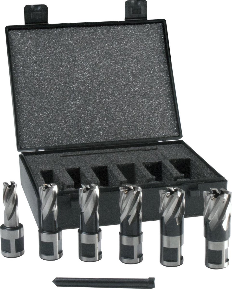 EVOLUTION - Evolution set kernboren Weldon HSS kort - 12 - 14 - 16 - 18 - 20 - 22 + PILOT