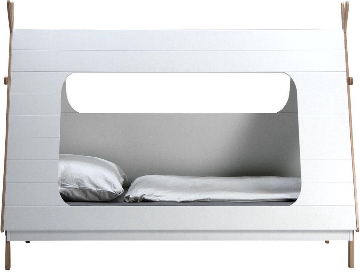 Lit Enfant Bart 90x200 Avec Matelas Sommier Et Tiroir En Blanc