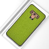 Schokbestendige doek textuur pc + tpu beschermhoes voor Galaxy Note9 (groen)