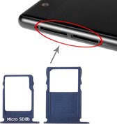 SIM-kaarthouder + Micro SD-kaarthouder voor Nokia 3 TA-1020 TA-1028 TA-1032 TA-1038 (blauw)