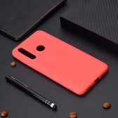 Voor Huawei nova 4 Candy Color TPU Case (rood)